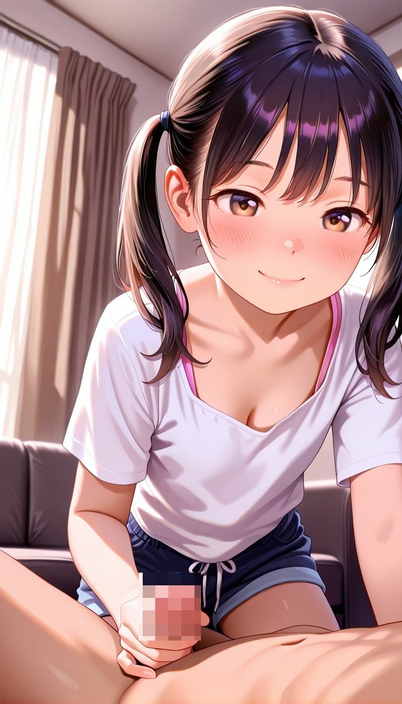 性活指導つるぺた少女お口で奉仕 サンプル画像 2