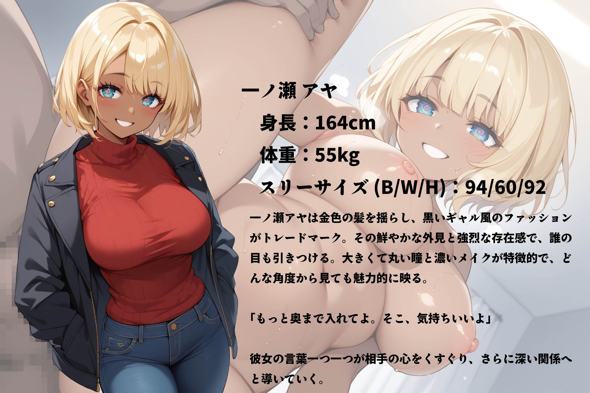 レンタルした黒ギャル彼女がめっちゃエロかった話 画像1