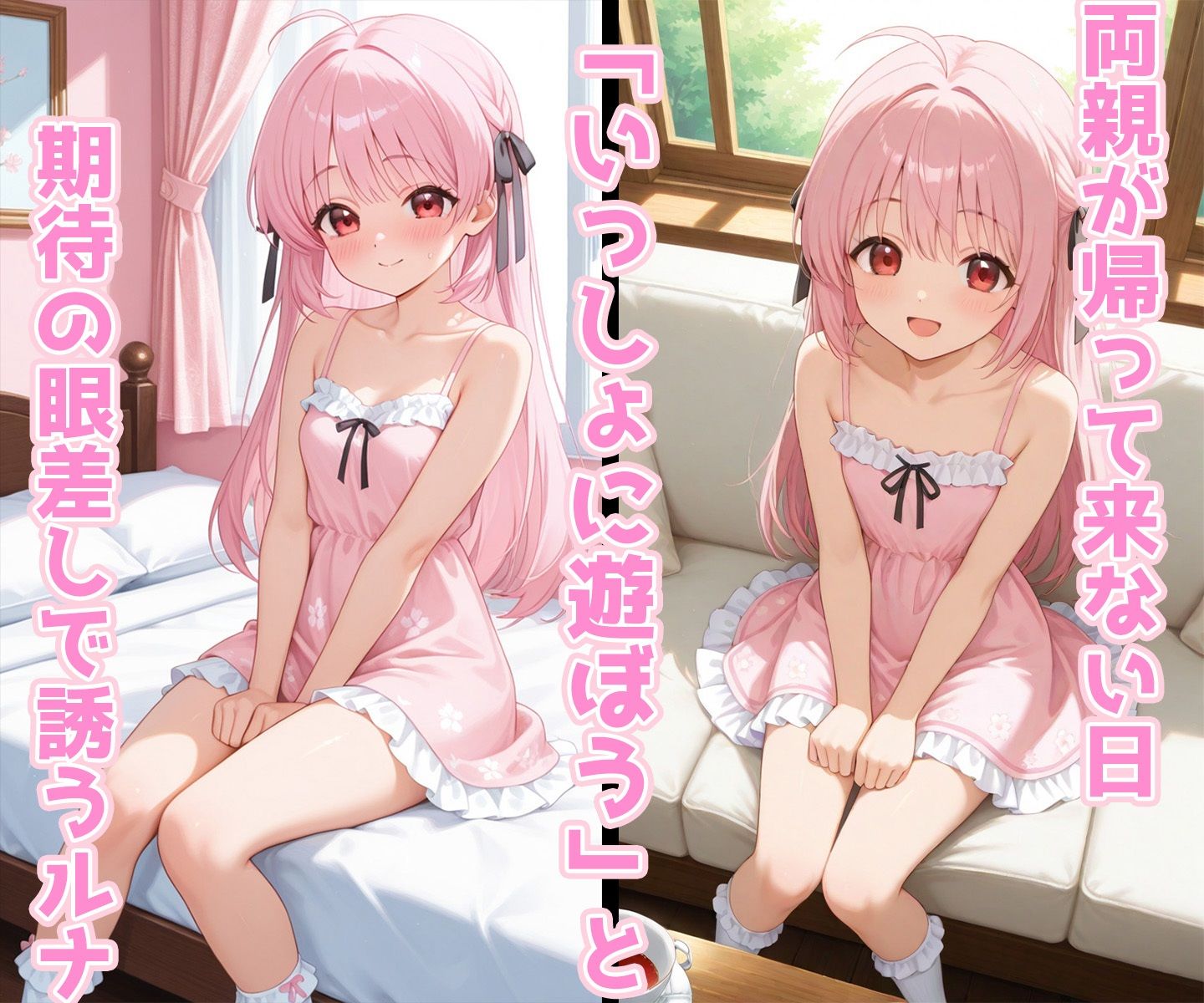 いっしょに遊ぼう-小さくても、大人なんだよ- ルナと、はじまりの遊び サンプル画像 4