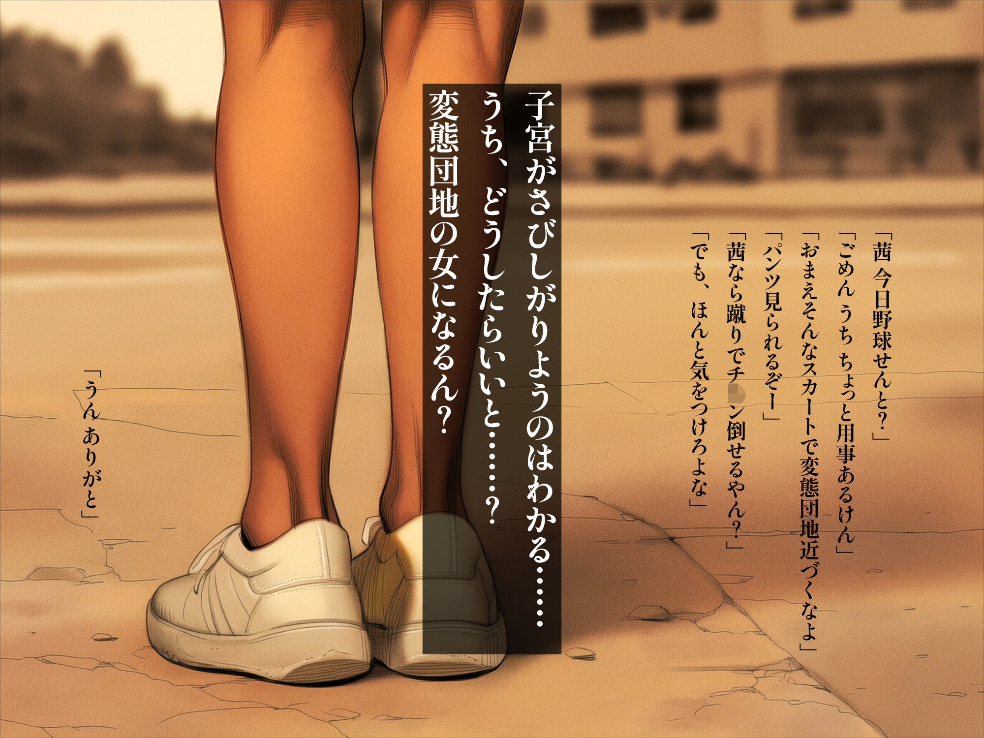 うちは変態団地でおじさんの雌になりよる。堕ちんようがんばったちゃけど、うちの子宮はおじさんの精子を エロ漫画11