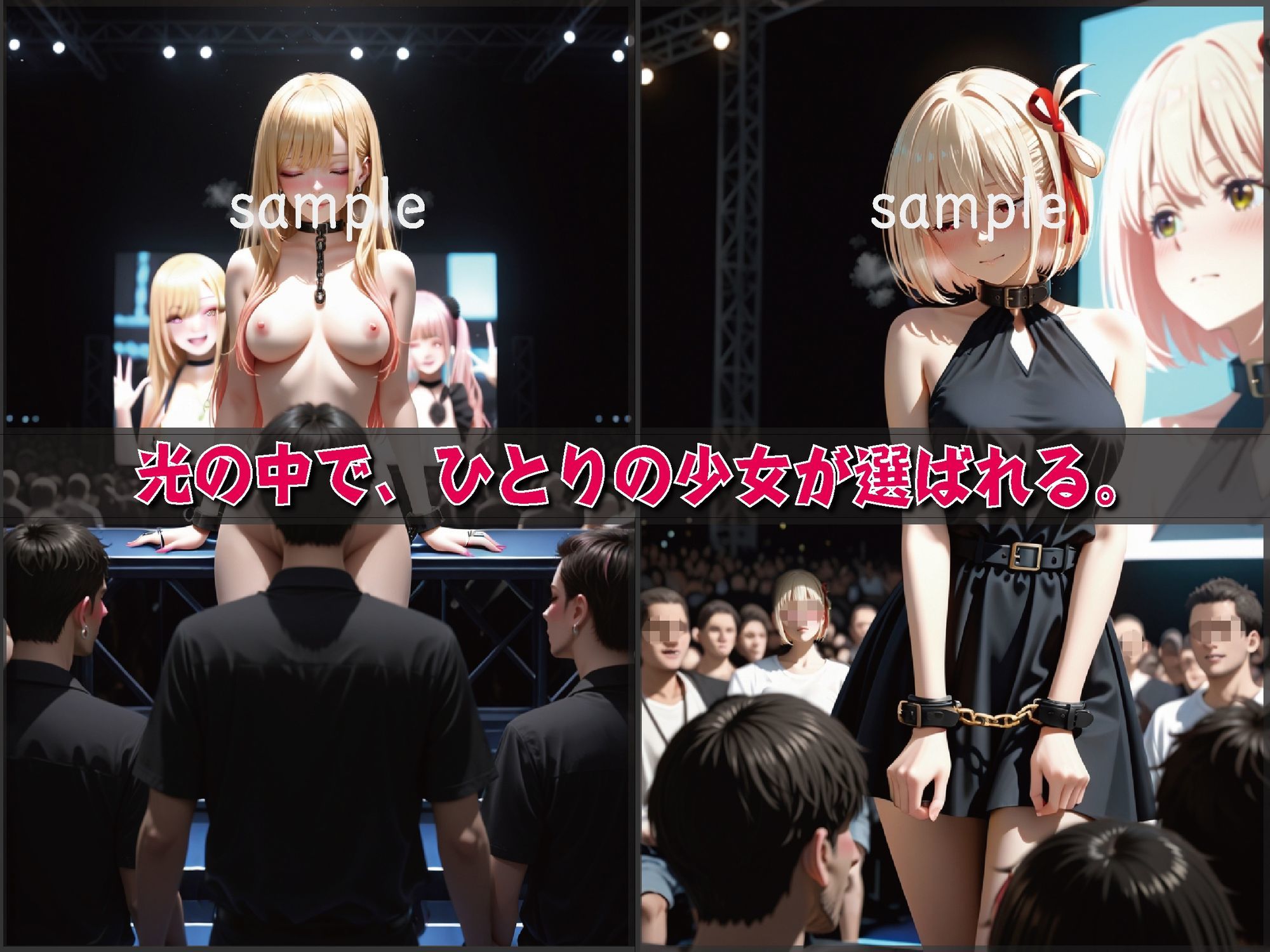 サンプル画像3:仮想オークション ―制御される少女―【豪華CG500枚収録】(奪われた純愛) [d_701925]