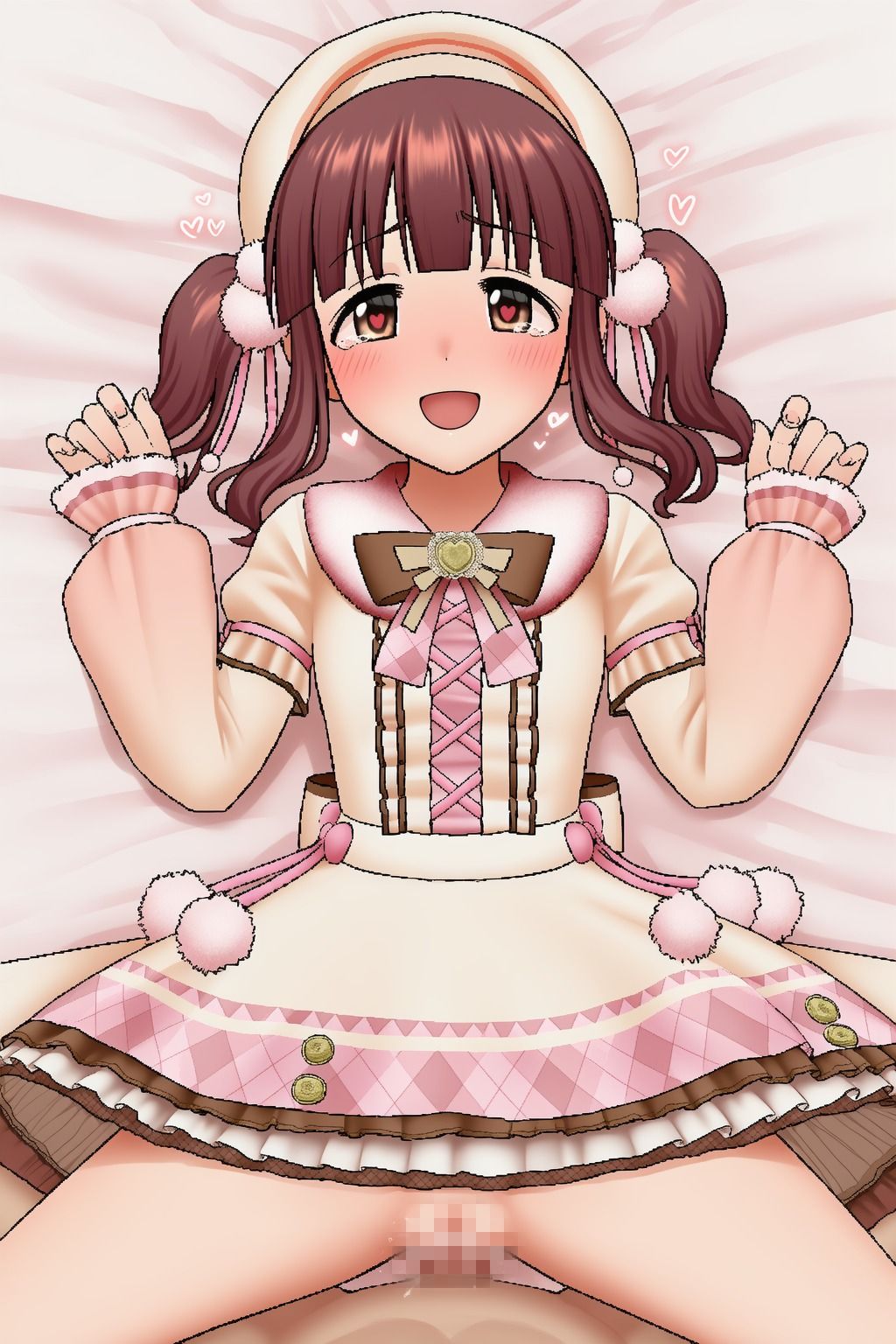 サンプル画像6:ふわもこ冬ワンピの天使系アイドルといちゃらぶエッチするイラスト集(CloverAI) [d_701957]