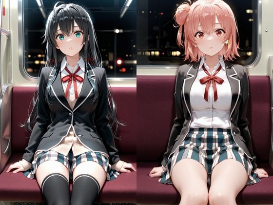 サンプル画像2:電車の中で股を開いて誘惑してくる女  vol.2(Haru) [d_702043]