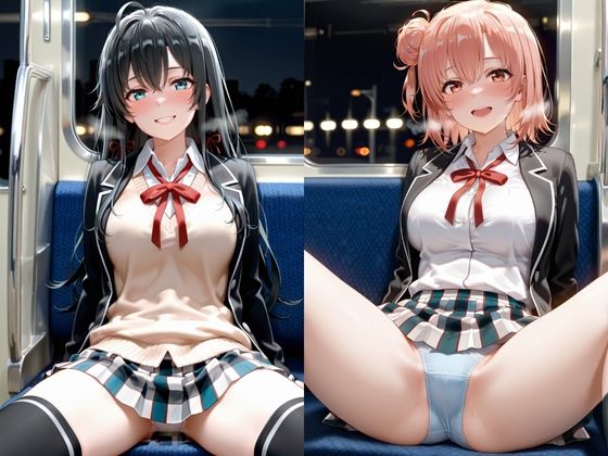 サンプル画像3:電車の中で股を開いて誘惑してくる女  vol.2(Haru) [d_702043]