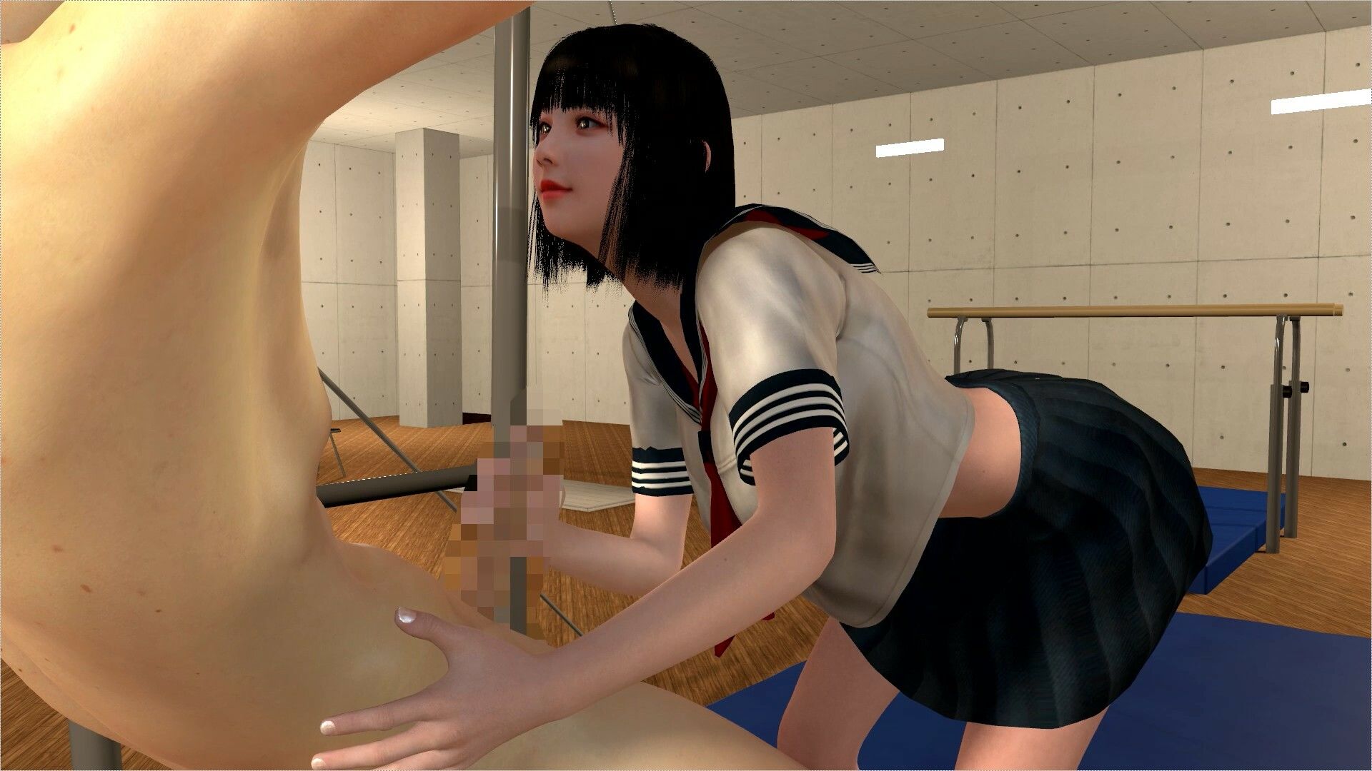 サンプル画像4:【ROMV340】【動画】サイレントヒルf深水雛子とクラウド「新体操鉄棒セックス」(ローズ志向) [d_702288]