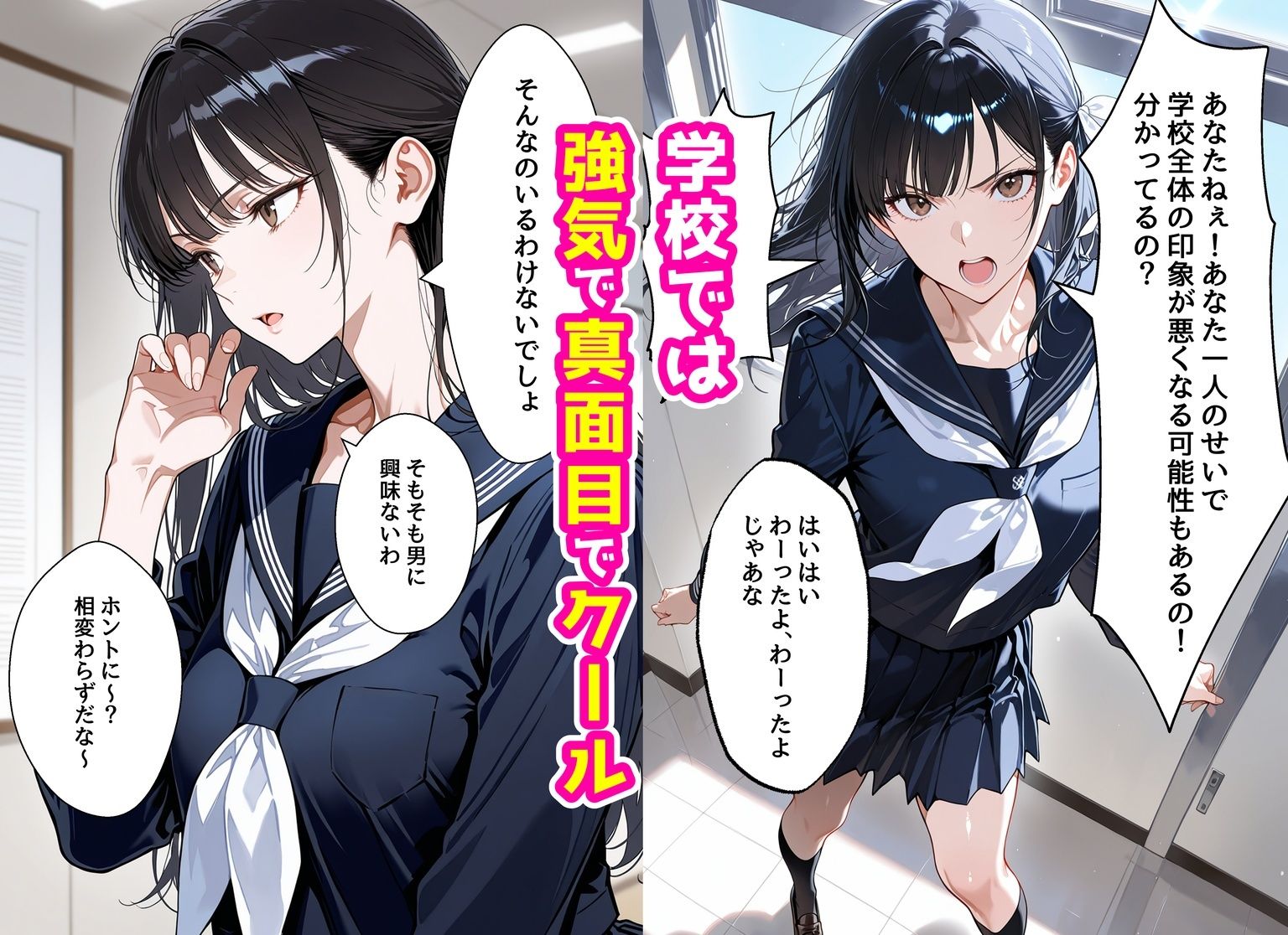 オナニーが日課の風紀委員長、エッチの気持ち良さを知る。 画像2