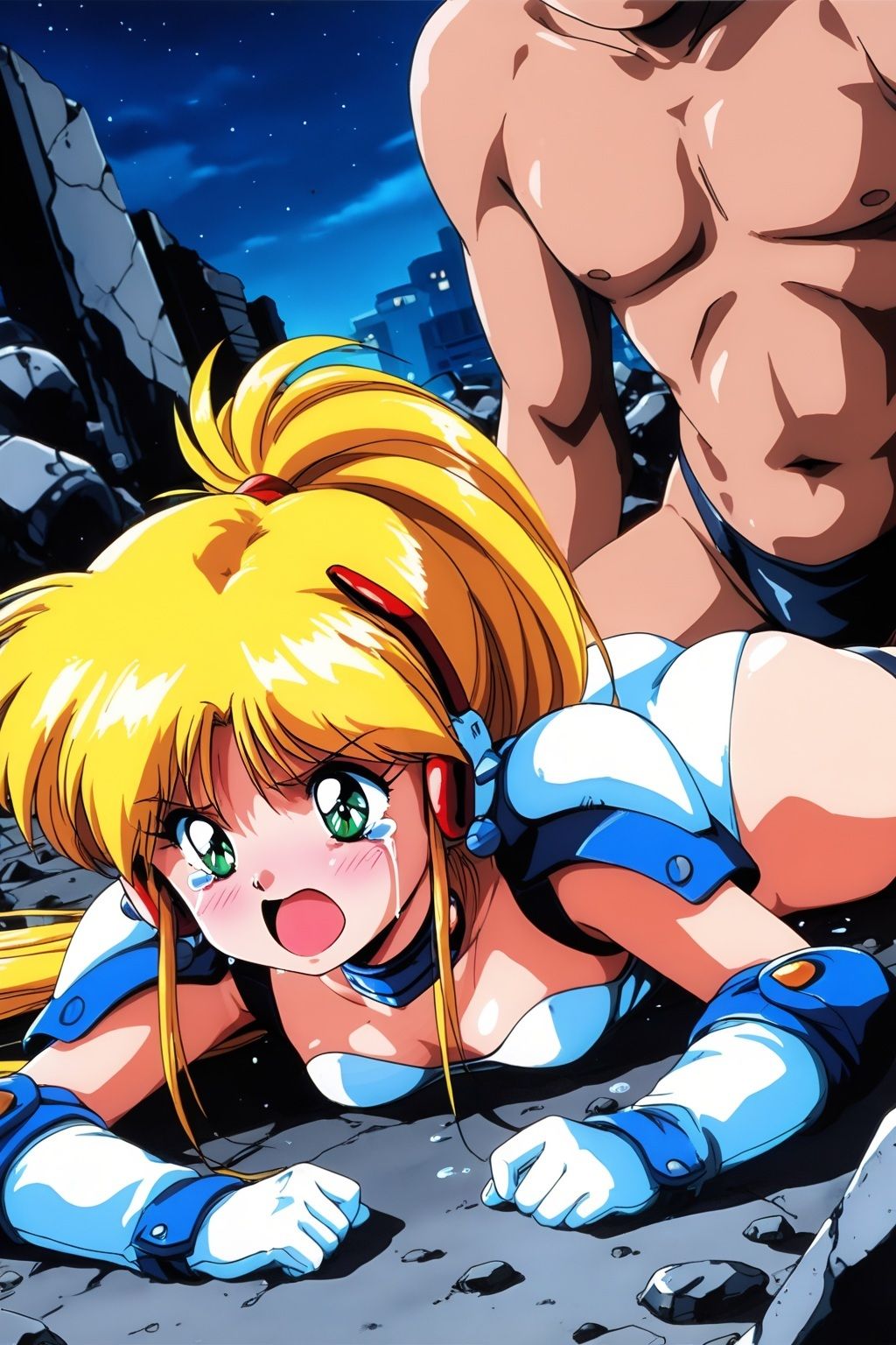 銀河お●様伝説ユナ 〜助けた男に襲われ処女喪失〜 画像6