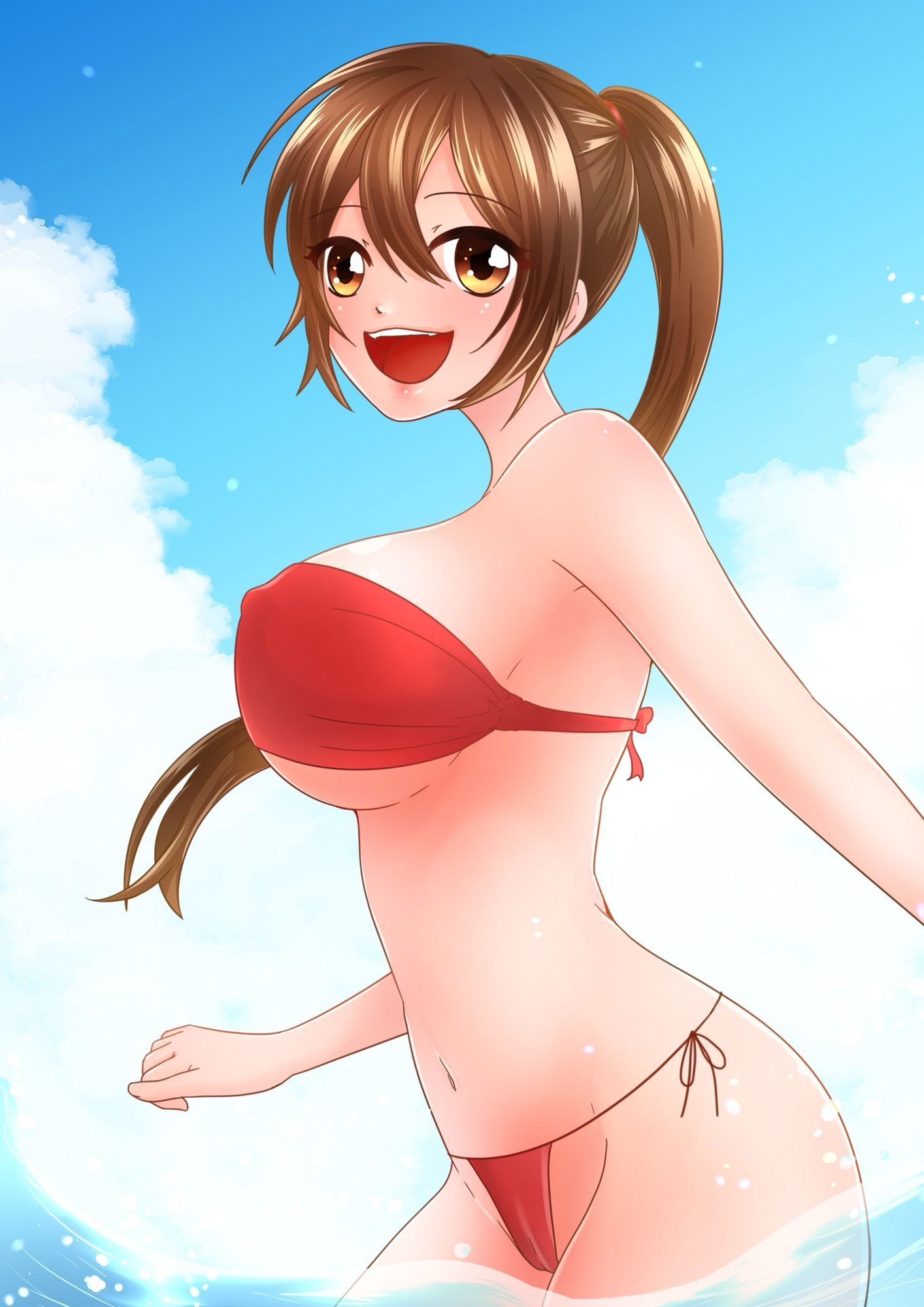 サンプル画像2:彼女と海で(アオノソノカ) [d_702458]