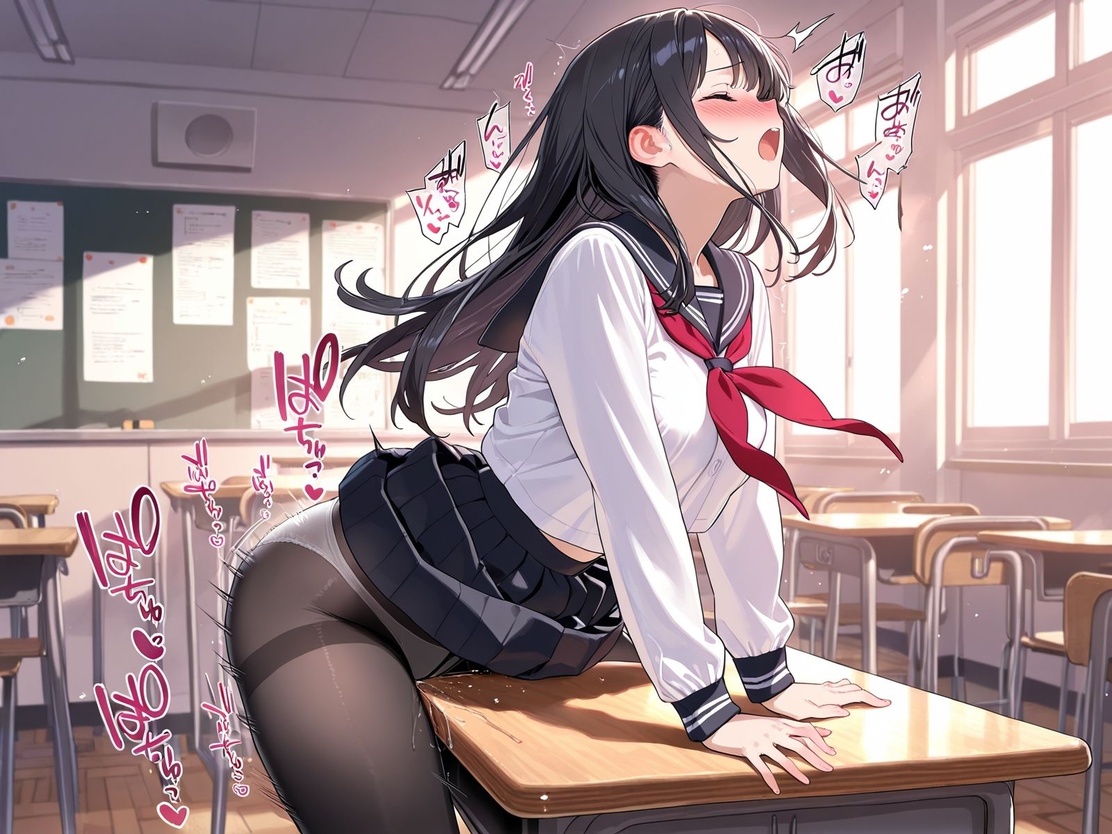 【角オナニー】我慢できない女の子パート（2）〜黒ストッキングもあるよ編 画像9