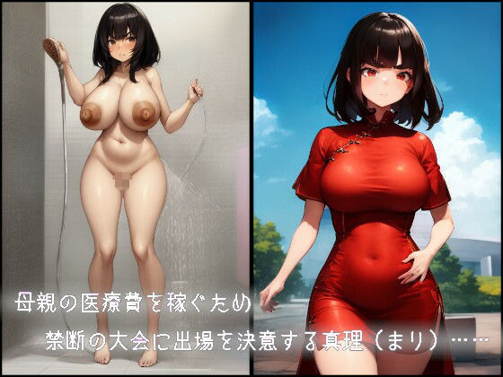 サンプル画像2:麻雀女体杯〜新人巨乳雀士への無情な洗礼〜withMovie(吸収ドレイン) [d_702557]