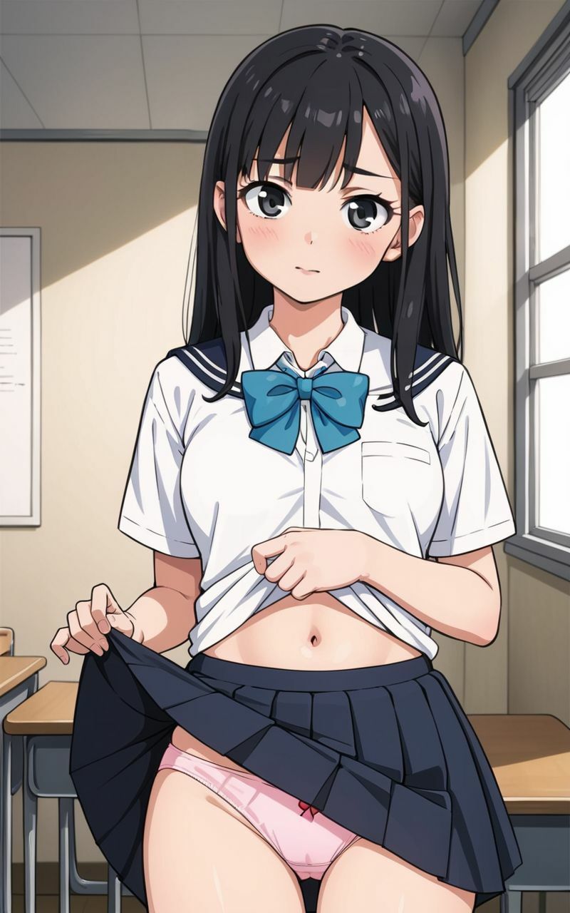 清楚系J〇がばれないようにしている放課後課外学習 画像5