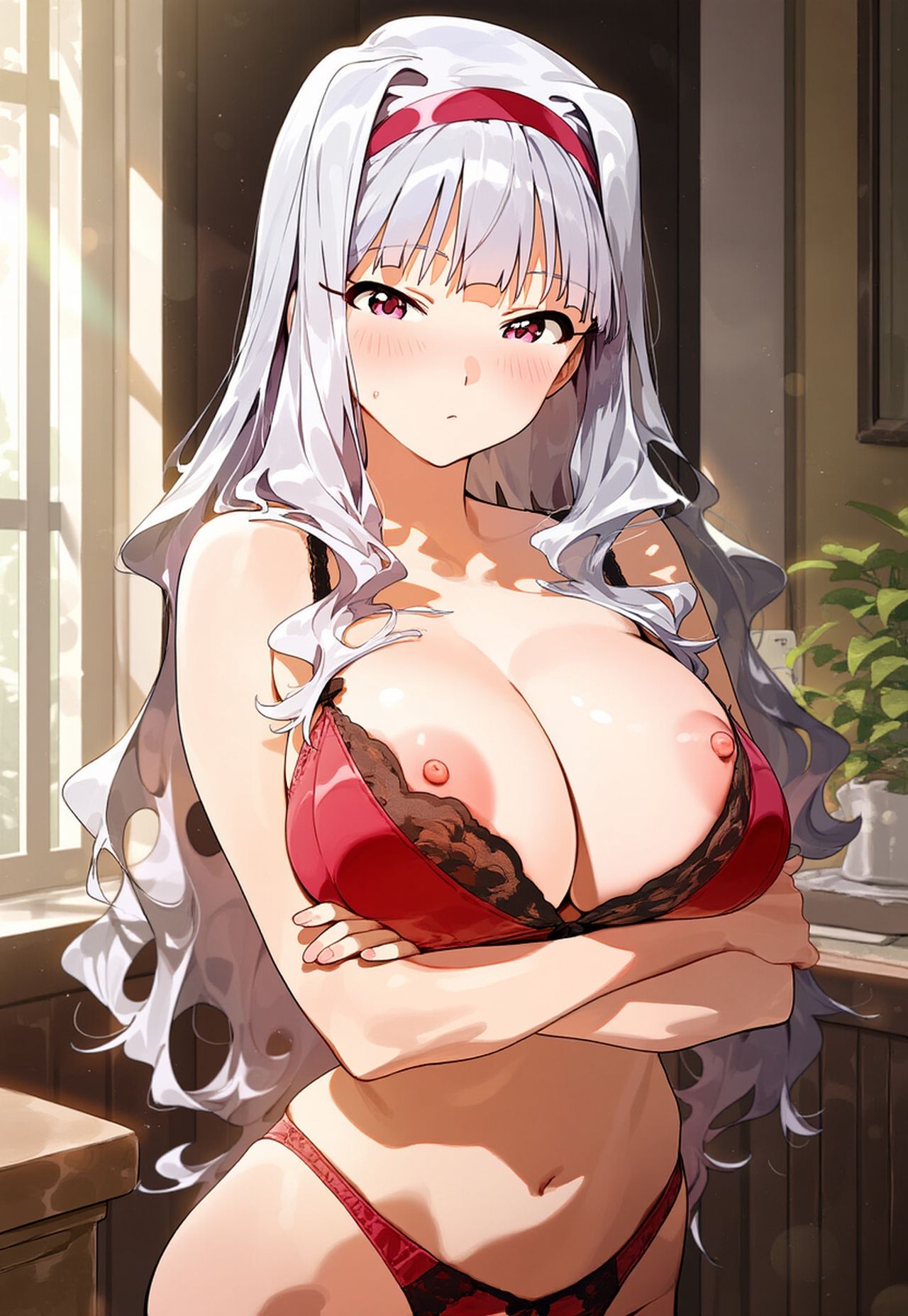 サンプル画像2:四条〇音さんのエッチなお風呂！(日曜日のままま AIイラスト個人製作) [d_702822]