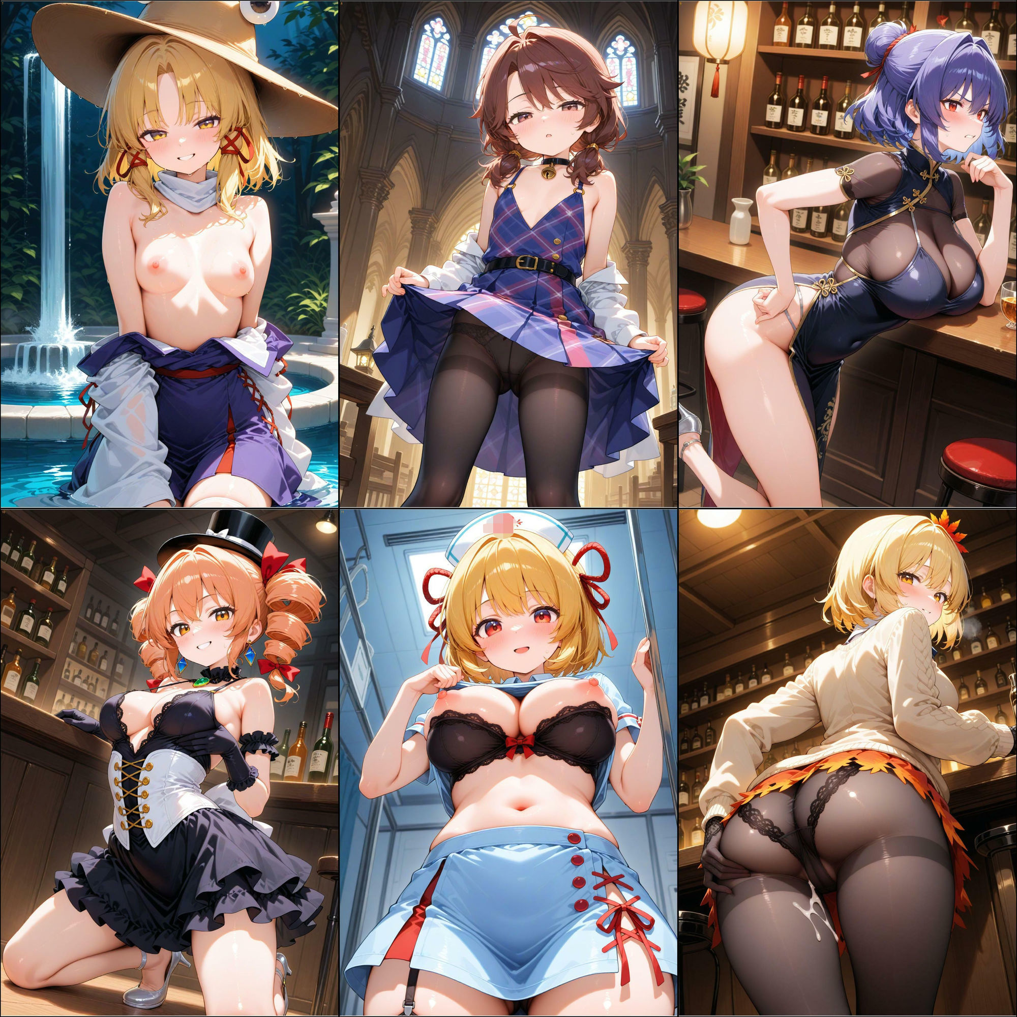 サンプル画像2:ノーモザイク！東方風神録キャラの誘惑2(NOTモザイク製作所) [d_702946]