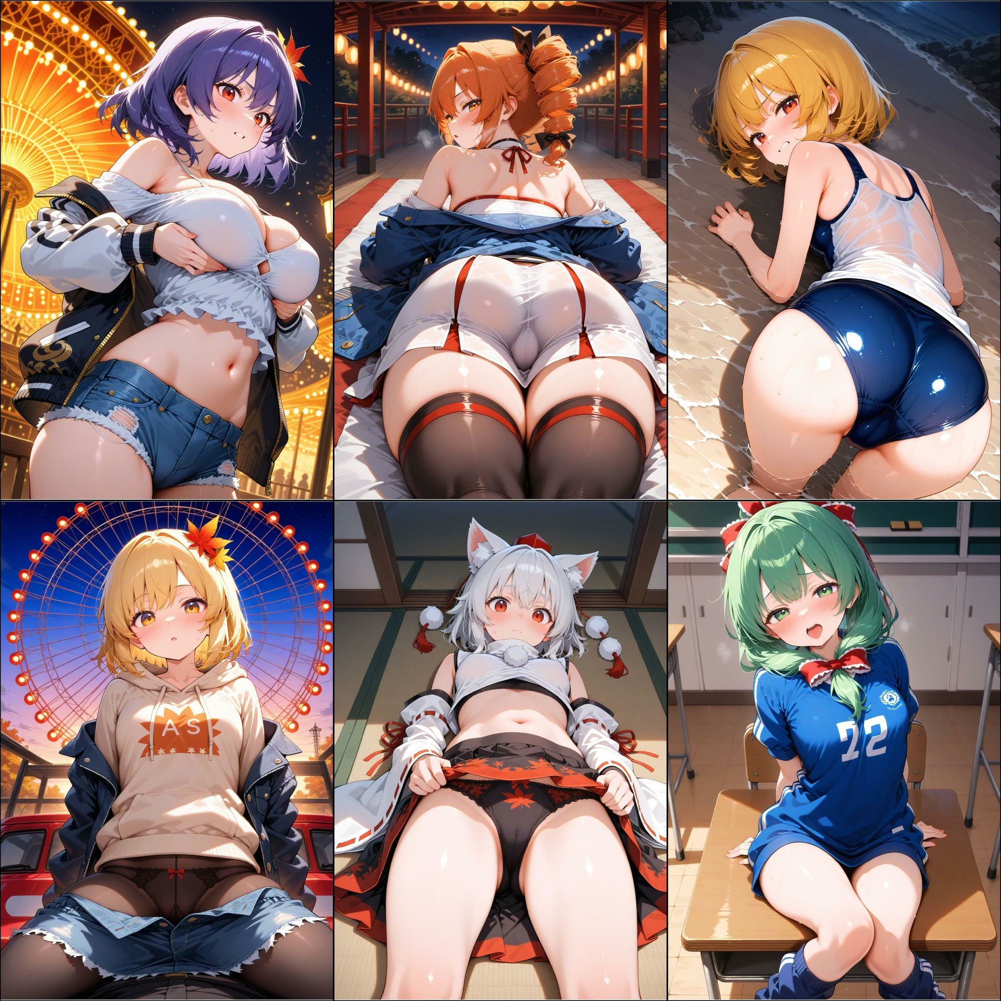 サンプル画像4:ノーモザイク！東方風神録キャラの誘惑2(NOTモザイク製作所) [d_702946]