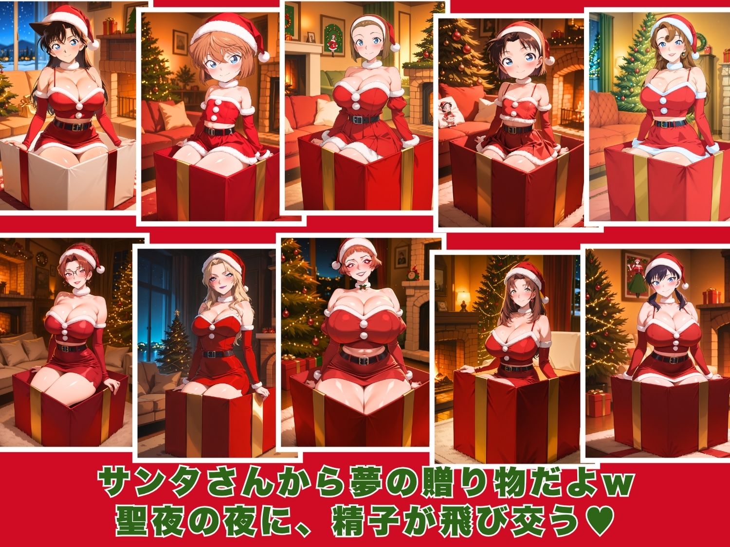 サンプル画像1:10人のエロサンタ〜名探偵コ●ン編〜(kokko) [d_703115]