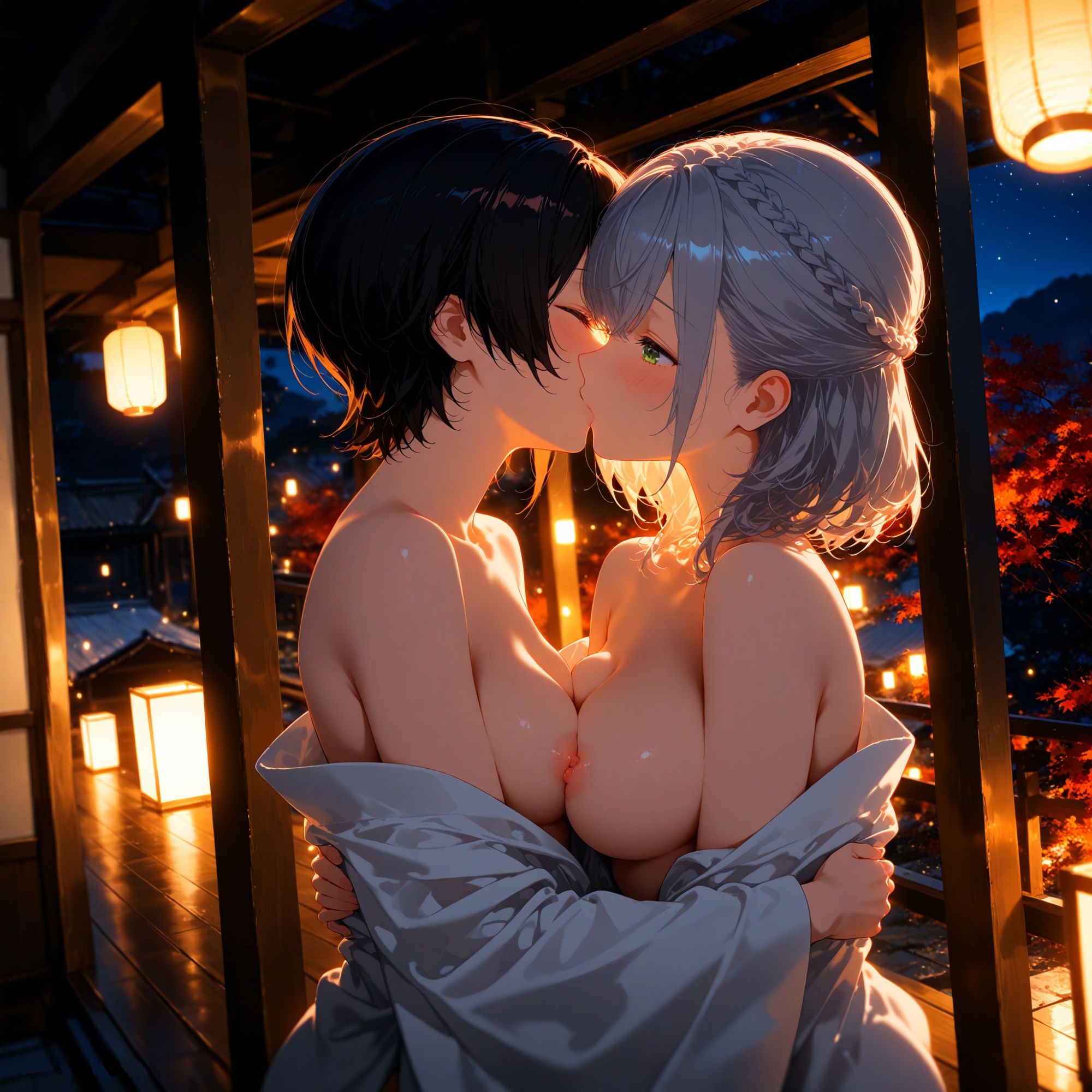 サンプル画像4:推しのてぇてぇ観測！！ホ〇ライブ編1(上空草) [d_703121]