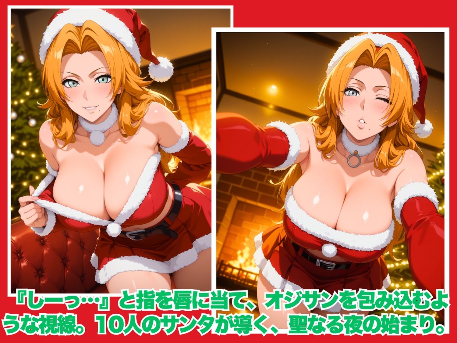 死神たちの聖夜贈り物  〜サンタコスで誘う夜  BLE●CH 編〜 画像2