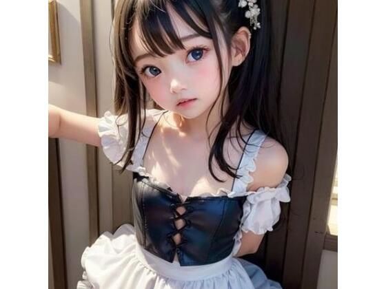 【無料エロ漫画】メイド服美少女とキス(舌出しあり)(Echo Neko) d_703314