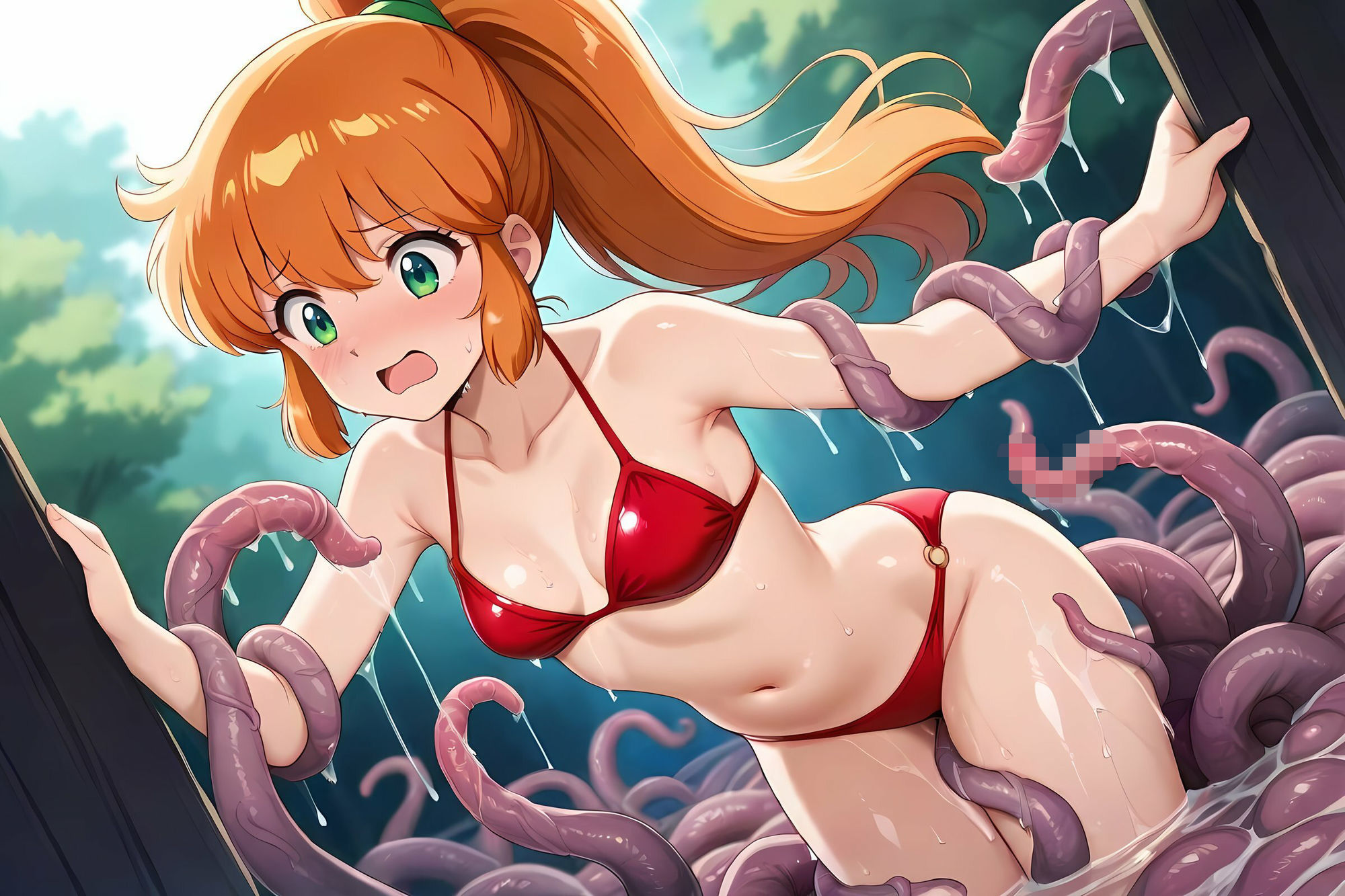 ヒロイン触手CG集9 画像1