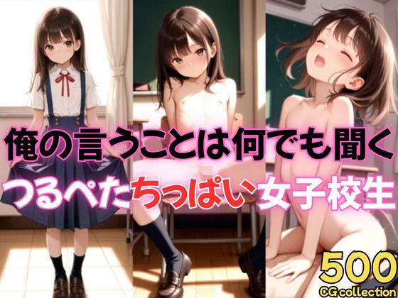 [えいあい屋]俺の言うことは何でも聞くつるぺたちっぱい女子校生