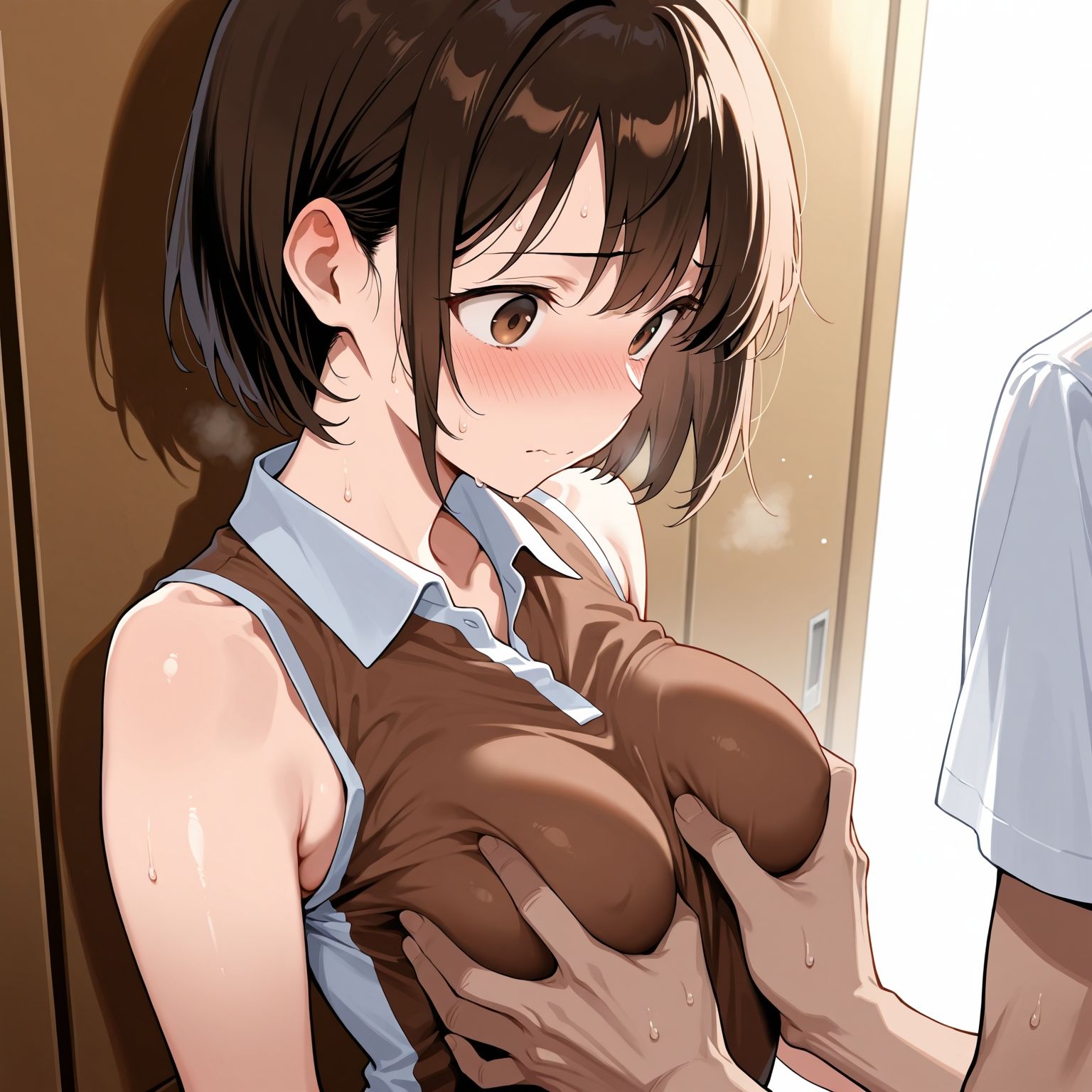 サンプル画像3:エッチな僕の先輩は-朝から晩まで-セックス三昧(ストロベリーの木) [d_703654]