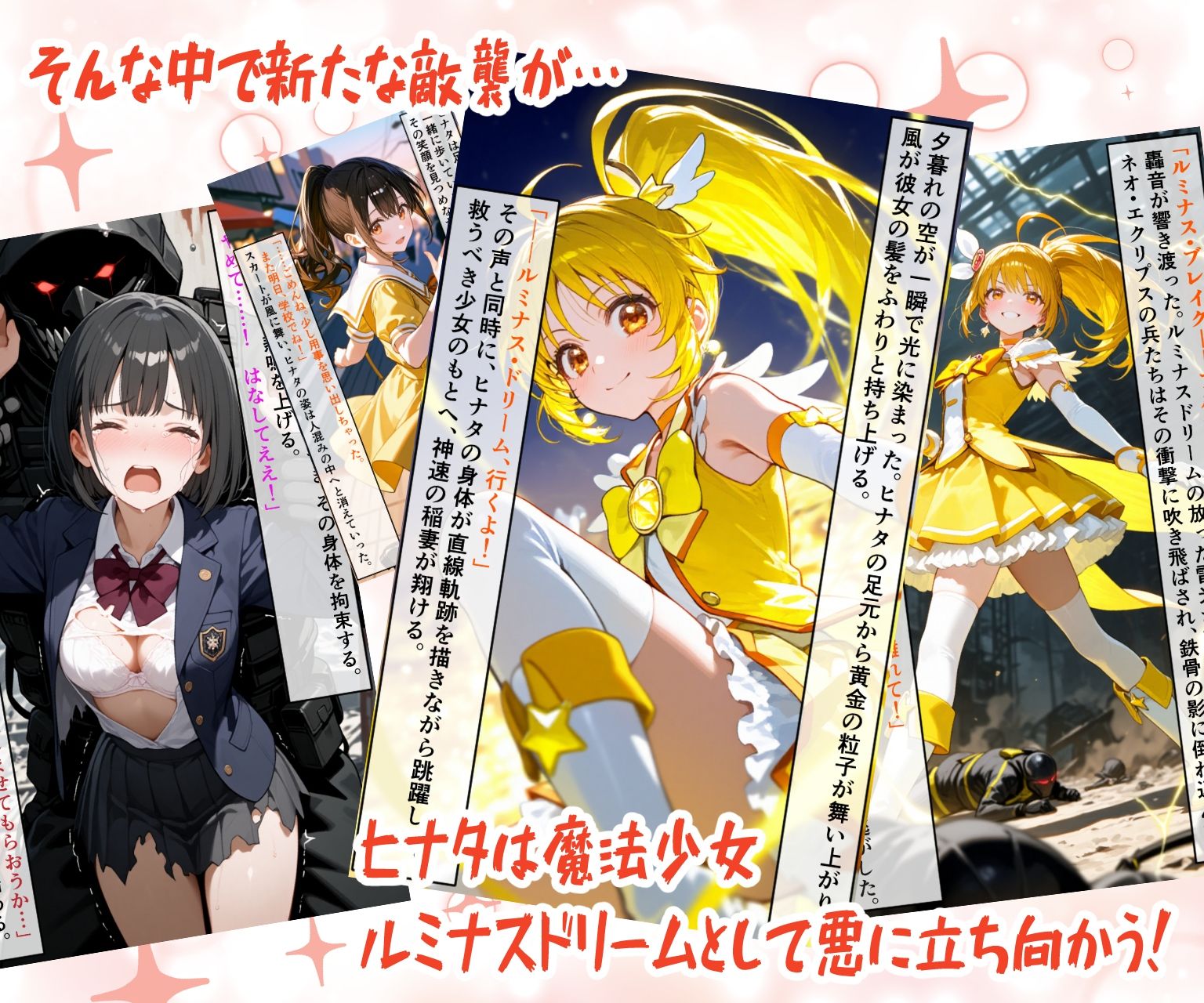 サンプル画像3:魔法少女ルミナスドリーム 完全敗北 -戦友ノ罠ニ堕チル-(えすおー) [d_703674]