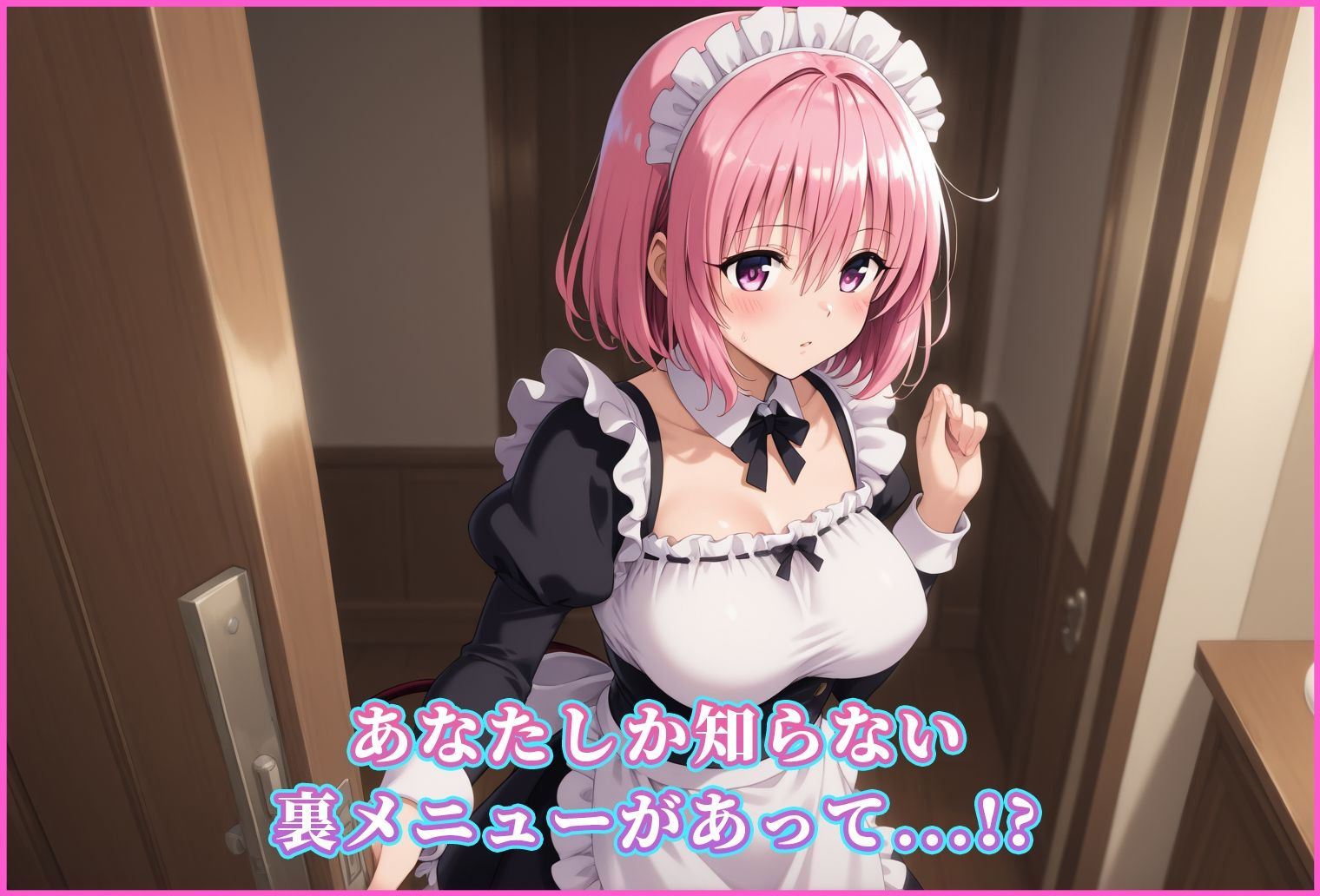 サンプル画像2:メイド喫茶の裏メニュー  モモ編【PDF同梱】(巨乳メイド研究所) [d_703716]