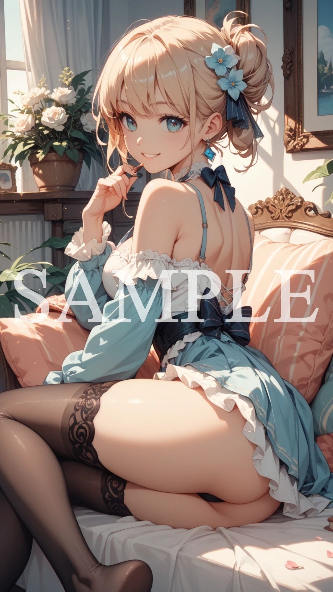 サンプル画像1:【500枚豪華セット】Leg Muse  AIが描く魅惑の美脚ギャラリー(Elegant AI Girls) [d_703733]