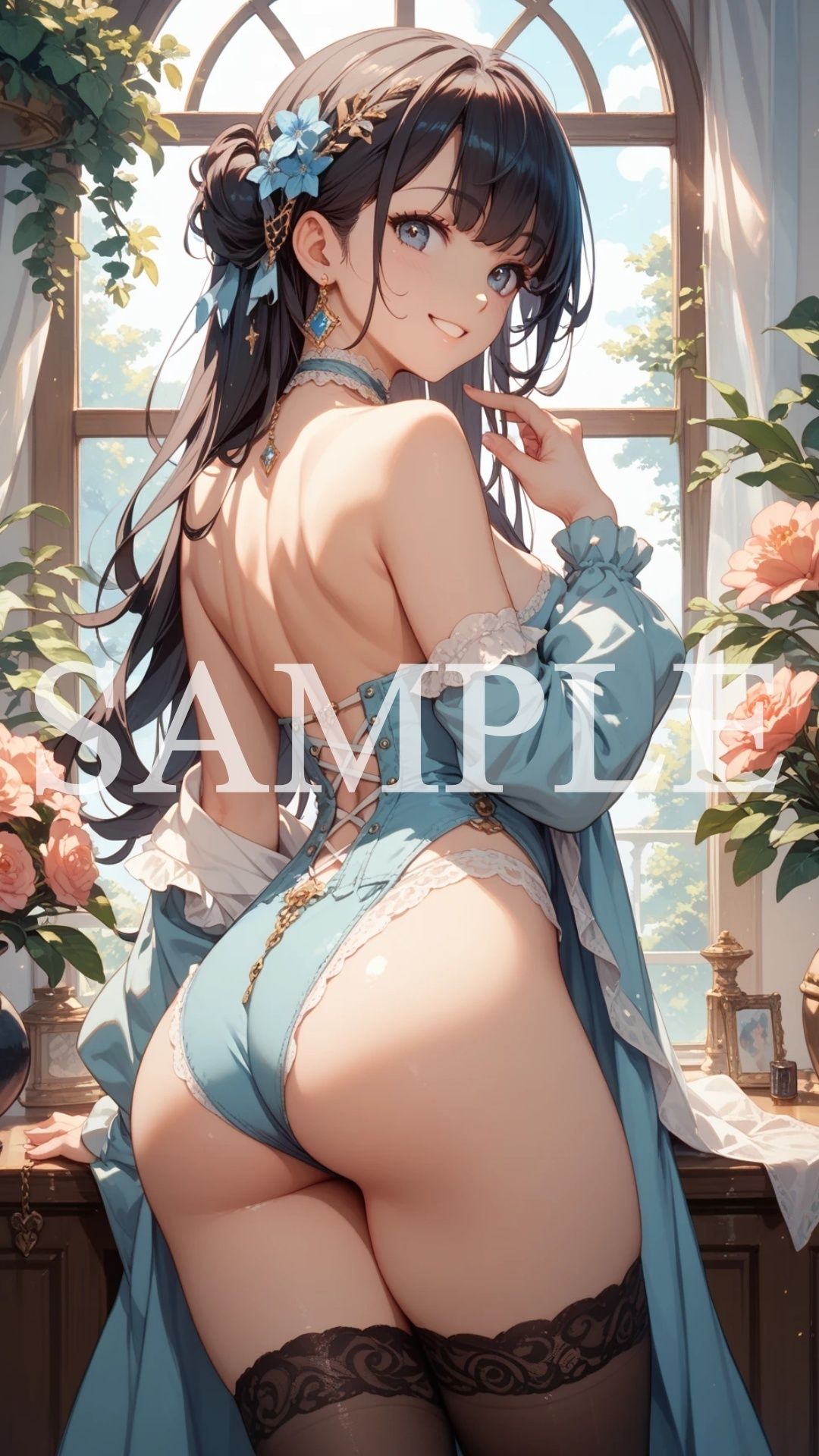 サンプル画像2:【500枚豪華セット】Leg Muse  AIが描く魅惑の美脚ギャラリー(Elegant AI Girls) [d_703733]