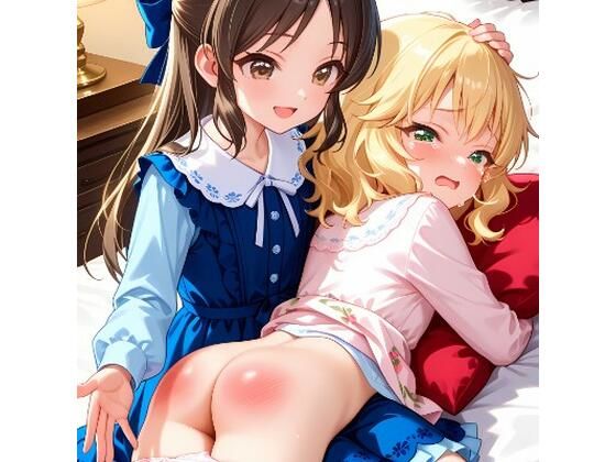 橘ありす・櫻井桃華（アイドルマスター）お尻叩きイラスト集