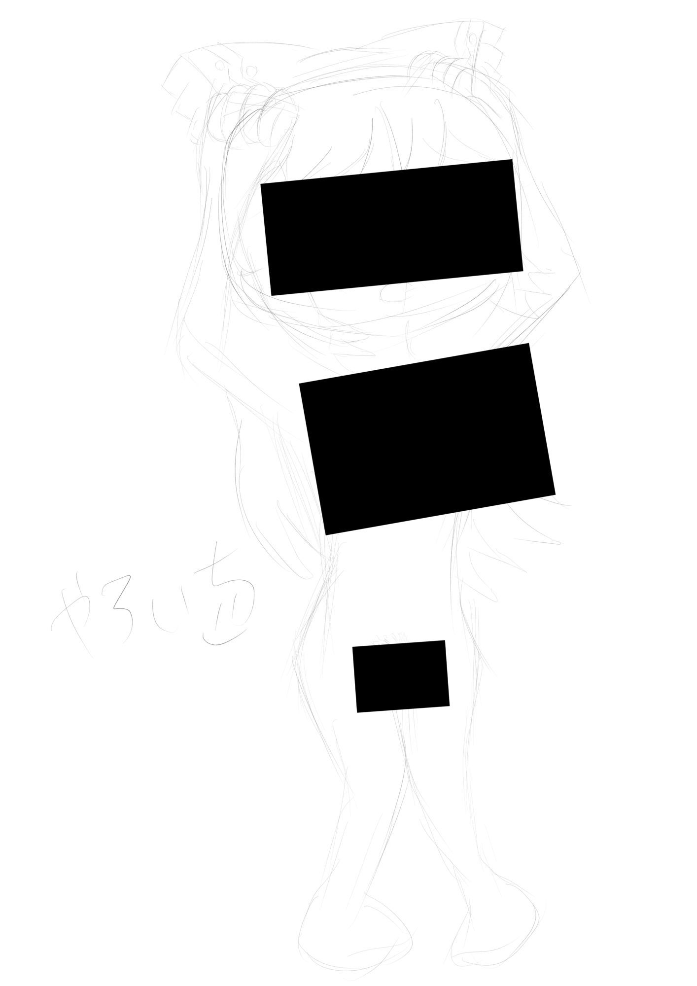 サンプル画像1:霊夢ちゃんのえっちなラフイラスト集vol.3(ゆるふわ研究所) [d_703853]