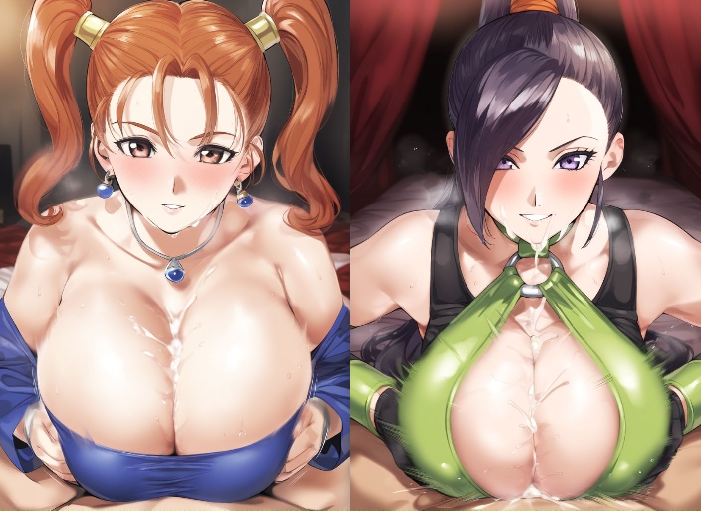 ゼ〇カ&マ〇ティナのパイズリ 画像2