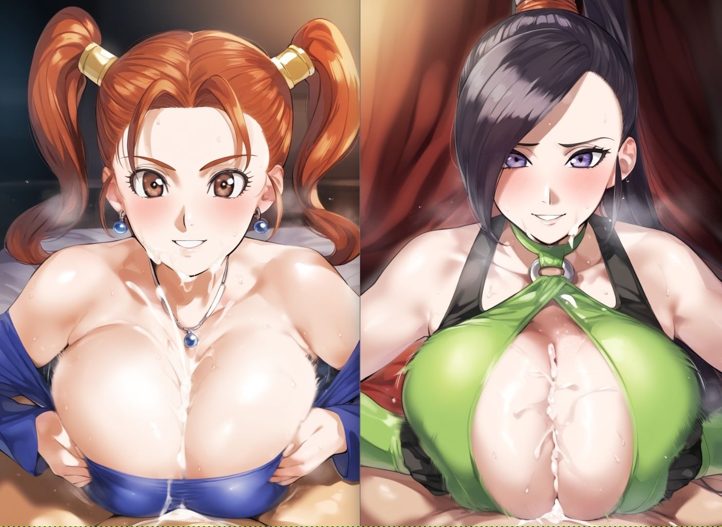 ゼ〇カ&マ〇ティナのパイズリ 画像4