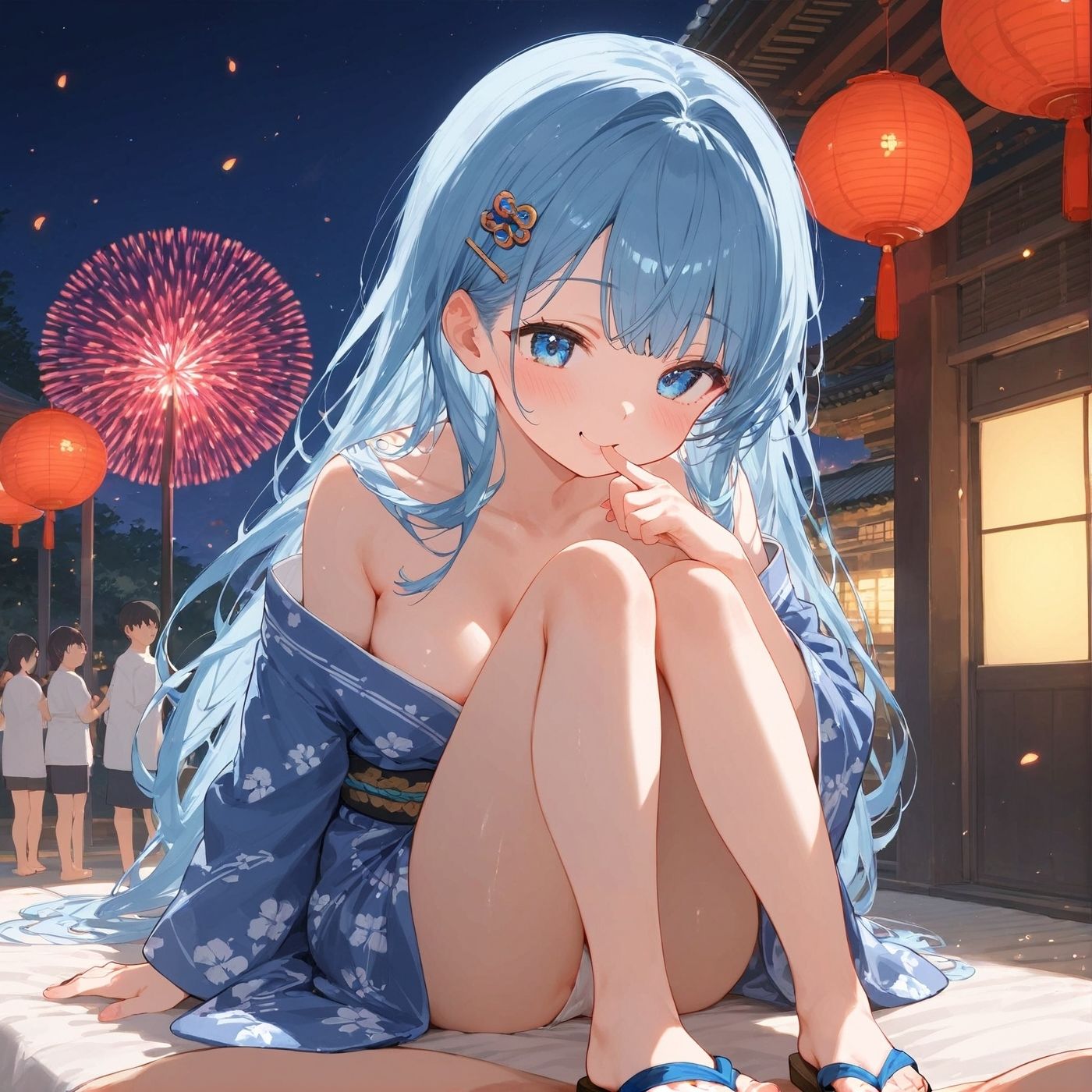 浴衣、、、どう?【浴衣美少女九の厳選CG270枚収録】 画像2