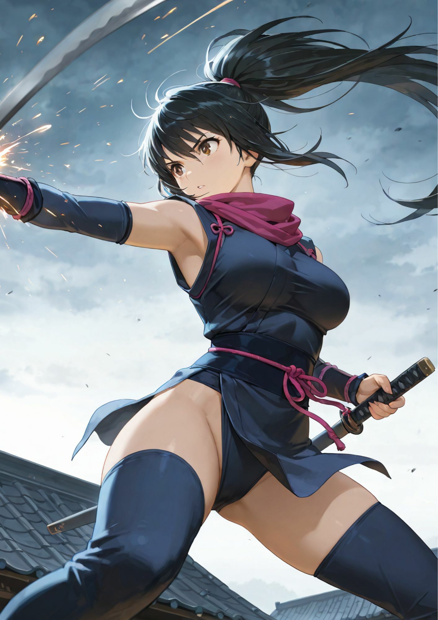 忍び堕ちカエデ5  三角木馬拷問 サンプル3