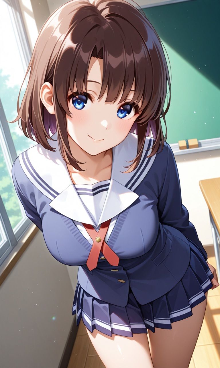 サンプル画像5:加◯恵の制服や半脱ぎやオールヌードやセ◯クスや束縛やフェ◯チオなどの叡智なイラストコレクション(MIKIMIKI) [d_704093]