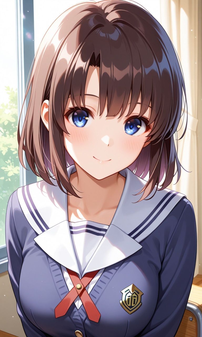 加◯恵の制服や半脱ぎやオールヌードやセ◯クスや束縛やフェ◯チオなどの叡智なイラストコレクション 画像7