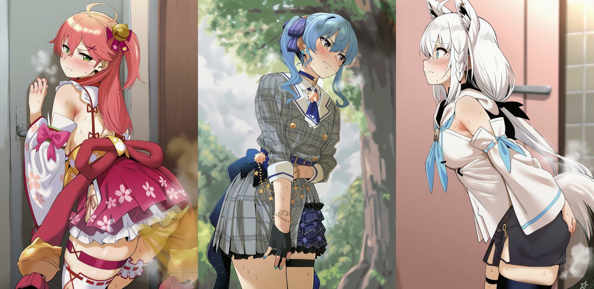 サンプル画像4:ホ○ライブ 脱糞スカトロCG集 （星○すいせい・さ○らみこ・白○フブキ）編(スカトロ工房) [d_704094]