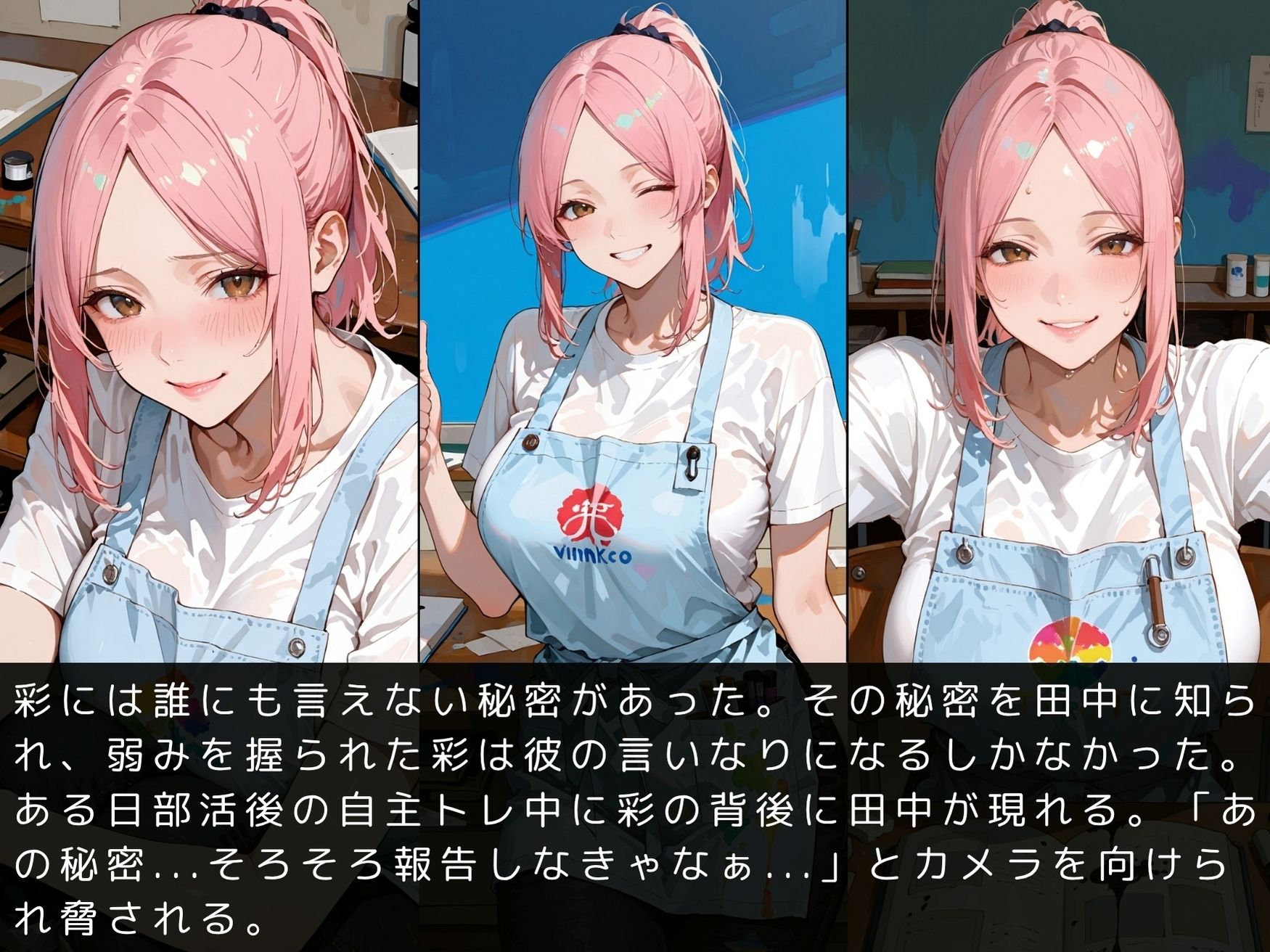 サンプル画像4:放課後の性指導 〜星乃彩の禁断の記録-部活編(mapuememaru) [d_704160]