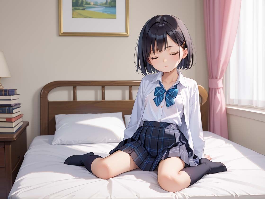 サンプル画像4:プチプチJ◯ちゃん〜身近な変態男たちにNTRされ大量中◯しされる…〜(ミクルート) [d_704239]