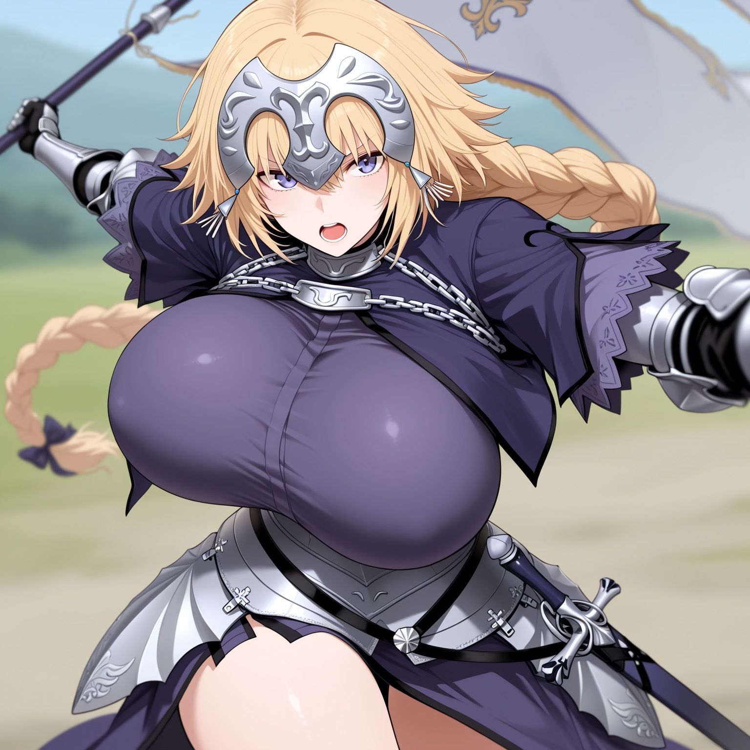 聖女さまはマ??ターの短小じゃ満足できない 画像1