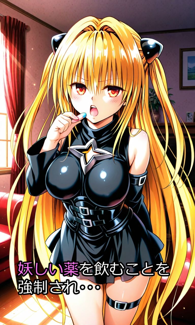 サンプル画像3:ヤミちゃんを調教(アフロヘアー) [d_704283]