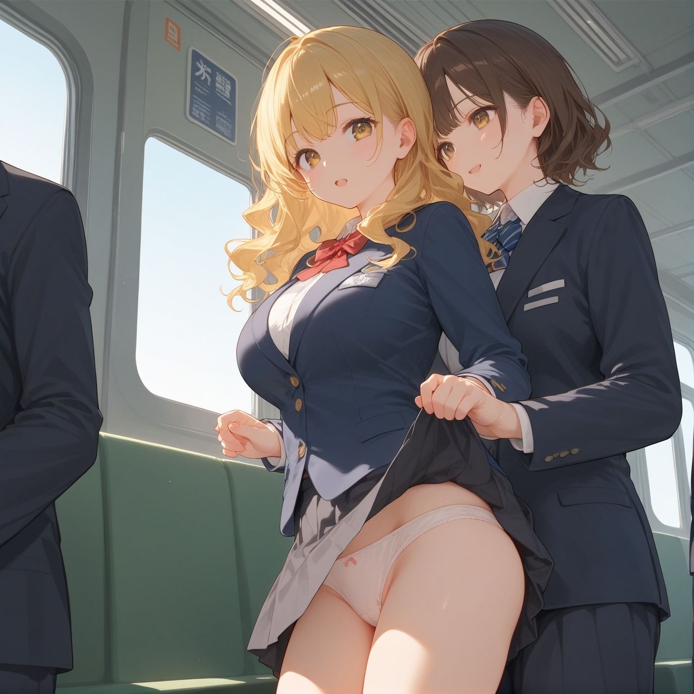 ビッチ用レ●プ車両！乗ったら終点まで乗り継ぎまくってください10【制服美少女の厳選CG500枚収録】 画像8