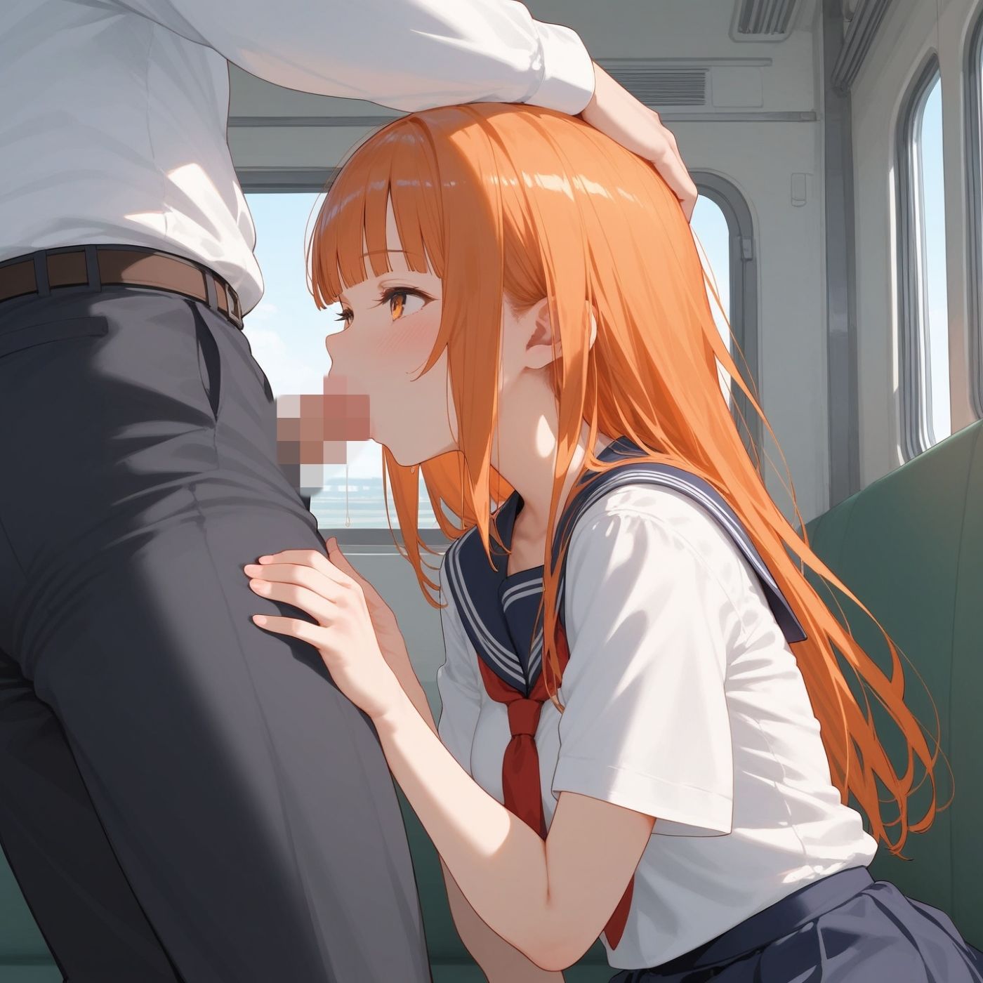 ビッチ用レ●プ車両！乗ったら終点まで乗り継ぎまくってください10【制服美少女の厳選CG500枚収録】 画像10