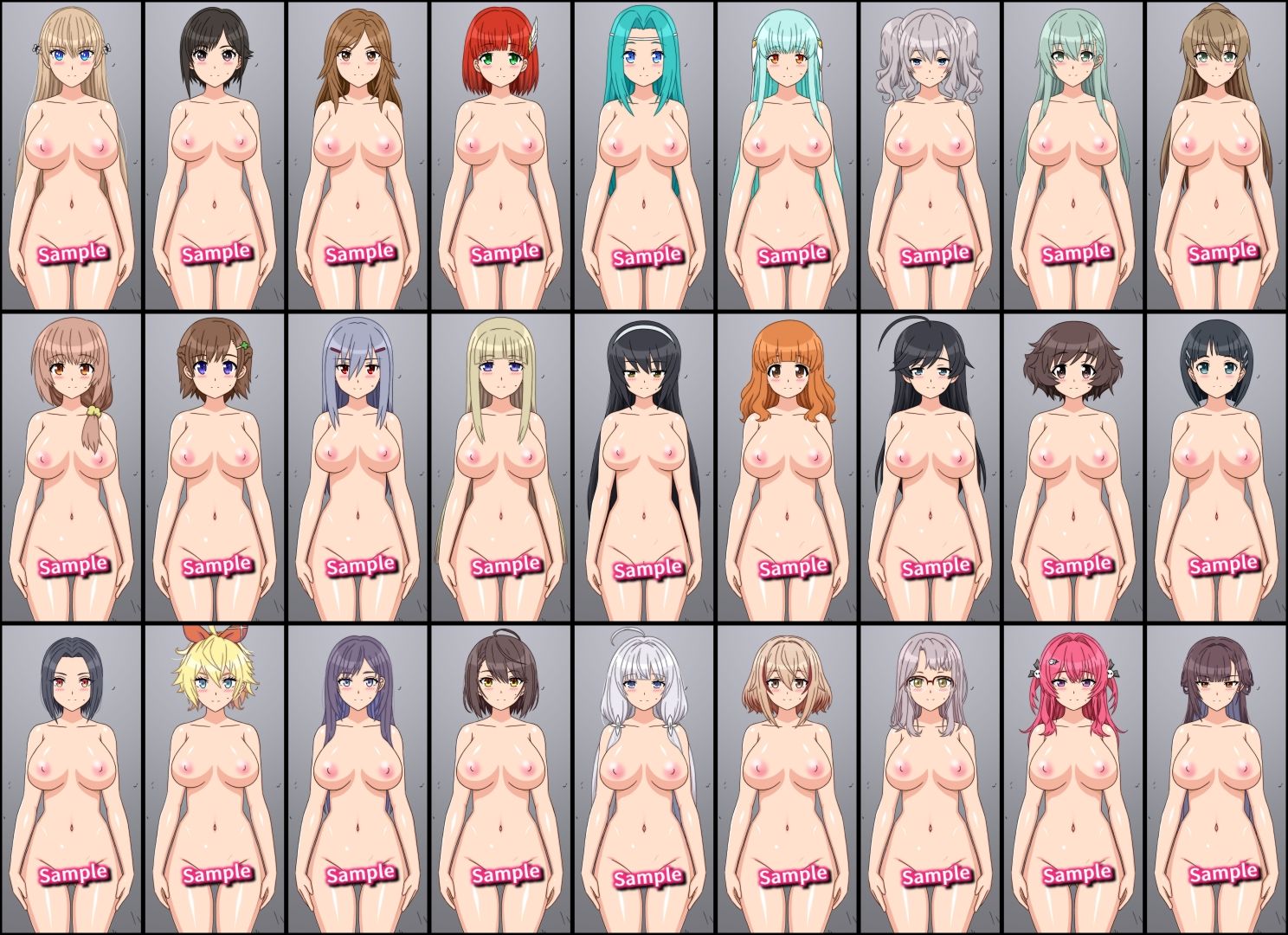 サンプル画像3:27人のパイパンヌードの女の子を「みつめえっち」したい人向けのCG集2026-EINS-(しらき電画) [d_704486]