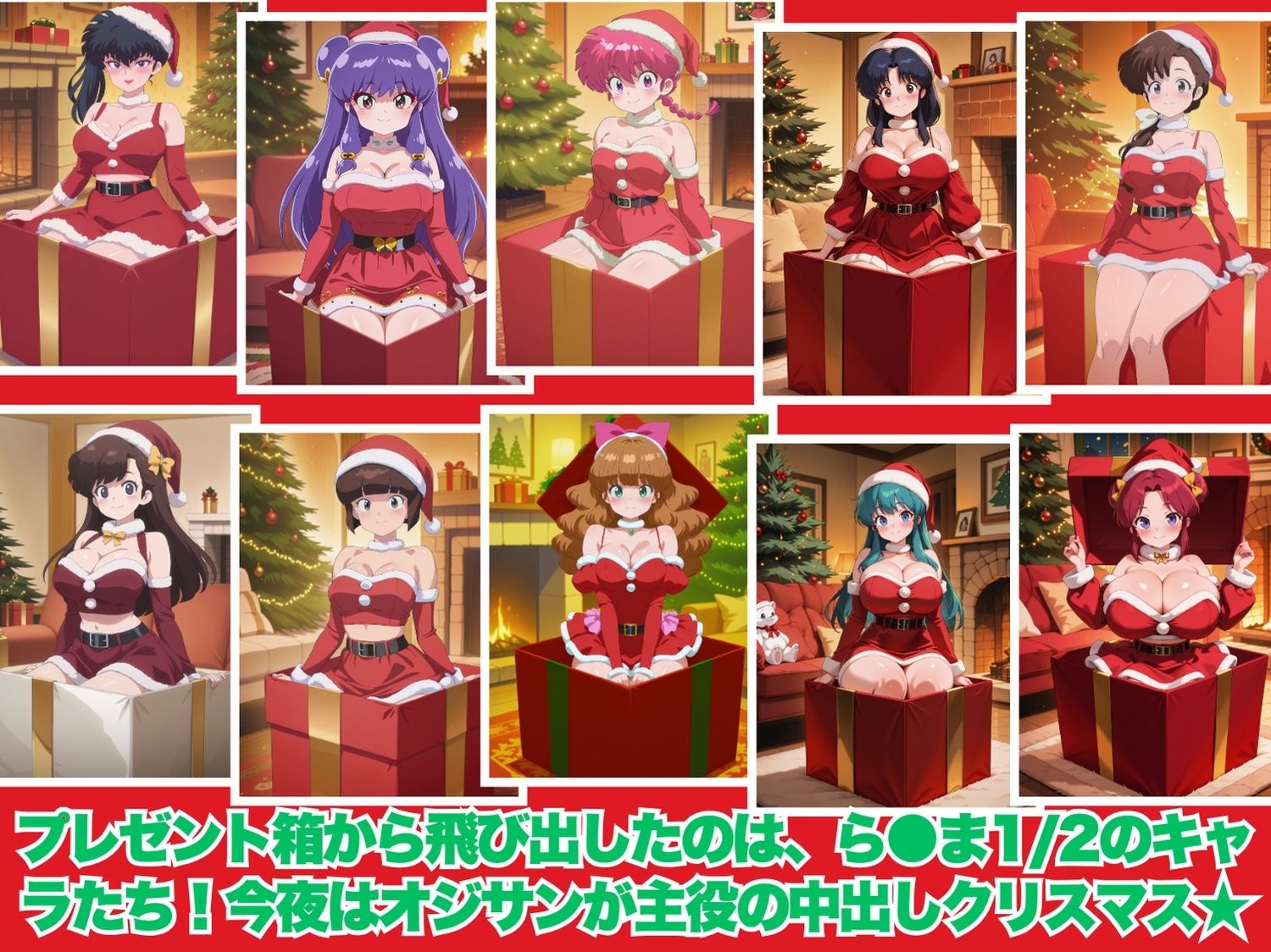 らん◯、今夜はオジサンの嫁なる！〜中出しクリスマス大騒ぎ〜 画像1