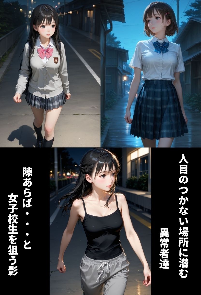 サンプル画像1:汚い部屋に引き込まれる女子校生(まんチカン) [d_704548]