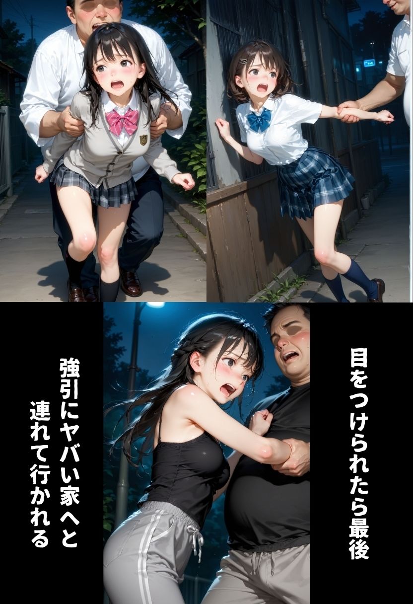 汚い部屋に引き込まれる女子校生2