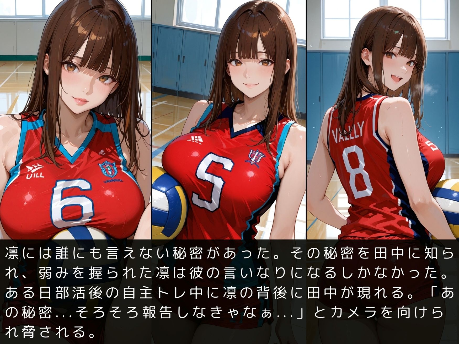 サンプル画像4:放課後の性指導 〜朝倉凛の禁断の記録〜部活編(mapuememaru) [d_704611]