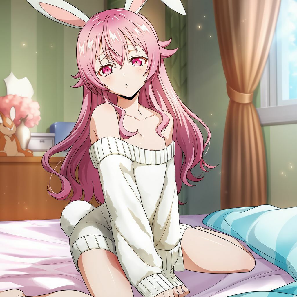 サンプル画像1:寝る子は育つウサ耳っ娘に好かれる_出会い編(hwd) [d_704635]